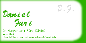 daniel furi business card