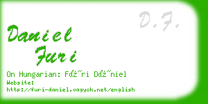 daniel furi business card